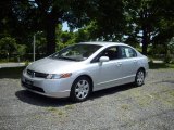 2007 Alabaster Silver Metallic Honda Civic LX Sedan #12592004