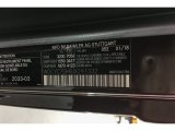2018 G Color Code for designo Mystic Brown Metallic - Color Code: 052