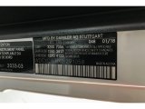 2018 G Color Code for designo Manufaktur Mystic White - Color Code: 048