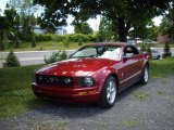 2007 Redfire Metallic Ford Mustang V6 Premium Convertible #12592019