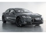 2014 Tesla Model S P85D Performance Front 3/4 View