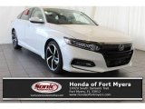 White Orchid Pearl Honda Accord in 2018