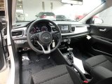 2018 Kia Rio S Black Interior