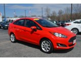 2015 Race Red Ford Fiesta SE Sedan #126166306