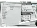 2018 Mercedes-Benz G 550 Window Sticker