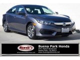 2017 Sonic Gray Pearl Honda Civic EX Sedan #126216465