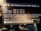 2018 7 Series Color Code for Carbon Black Metallic - Color Code: 416