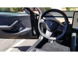 2018 Tesla Model 3 Long Range Steering Wheel