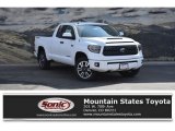 2018 Super White Toyota Tundra SR5 Double Cab 4x4 #126247748