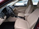 2018 Volkswagen Passat SE Cornsilk Beige Interior