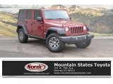 2013 Deep Cherry Red Crystal Pearl Jeep Wrangler Unlimited Rubicon 4x4 #126247768