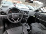 2019 Jeep Cherokee Latitude Plus 4x4 Black Interior