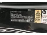 2018 M4 Color Code for Black Sapphire Metallic - Color Code: 475