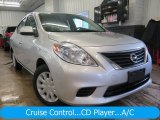 Brilliant Silver Nissan Versa in 2013