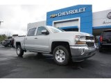 2018 Silver Ice Metallic Chevrolet Silverado 1500 LT Crew Cab #126330039