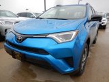2018 Electric Storm Blue Toyota RAV4 LE #126435265