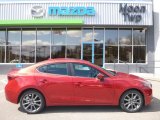 2018 Soul Red Metallic Mazda MAZDA3 Grand Touring 4 Door #126435105