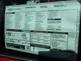 2018 Chevrolet Sonic LT Hatchback Window Sticker