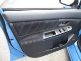 2016 Subaru WRX STI HyperBlue Limited Edition Door Panel