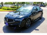 2018 Acura TLX V6 A-Spec Sedan Front 3/4 View