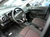 2018 Chevrolet Sonic LT Sedan Jet Black Interior