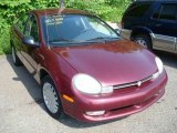 2001 Dark Garnet Red Pearl Dodge Neon SE #12643668