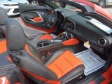 2018 Chevrolet Camaro SS Convertible Hot Wheels Package Jet Black/Orange Accents Interior