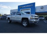 2018 Silver Ice Metallic Chevrolet Silverado 1500 LTZ Crew Cab 4x4 #126579959