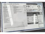 2018 Mercedes-Benz SL 63 AMG Roadster Window Sticker