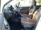 2018 Fiat 500X Trekking Brown Interior