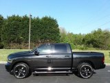 2018 Brilliant Black Crystal Pearl Ram 1500 Night Crew Cab 4x4 #126702846