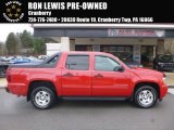 Victory Red Chevrolet Avalanche in 2010