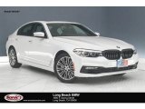 Mineral White Metallic BMW 5 Series in 2018