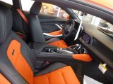2018 Chevrolet Camaro SS Coupe Hot Wheels Package Jet Black/Orange Accents Interior