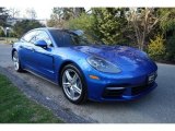 Sapphire Blue Metallic Porsche Panamera in 2018