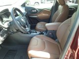 2019 Jeep Cherokee Overland Black/Tan Interior