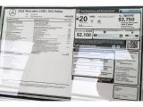 2018 Mercedes-Benz S AMG 63 4Matic Sedan Window Sticker
