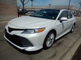 2018 Wind Chill Pearl Toyota Camry XLE #126857096