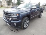 2018 Centennial Blue Metallic Chevrolet Silverado 1500 LTZ Crew Cab 4x4 #126856896