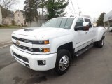 2018 Summit White Chevrolet Silverado 3500HD LTZ Crew Cab Dual Rear Wheel 4x4 #126881048