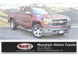 2014 Deep Ruby Metallic Chevrolet Silverado 1500 LTZ Double Cab 4x4 #126881021