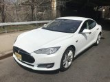 2014 Pearl White Tesla Model S  #126895029