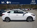 2018 Frost White Pearl Hyundai Accent Limited #126894830