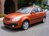 2008 Sunset Orange Kia Rio LX Sedan #12687313