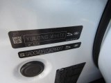 2018 F-PACE Color Code for Yulong White Metallic - Color Code: NAK