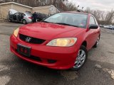 2005 Rallye Red Honda Civic LX Coupe #126917729