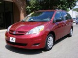 2007 Salsa Red Pearl Toyota Sienna LE #12687403