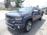 2018 Centennial Blue Metallic Chevrolet Silverado 1500 LTZ Crew Cab 4x4 #126967629