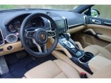 2018 Porsche Cayenne  Black/Luxor Beige Interior