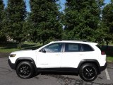 2019 Bright White Jeep Cherokee Trailhawk 4x4 #127057408